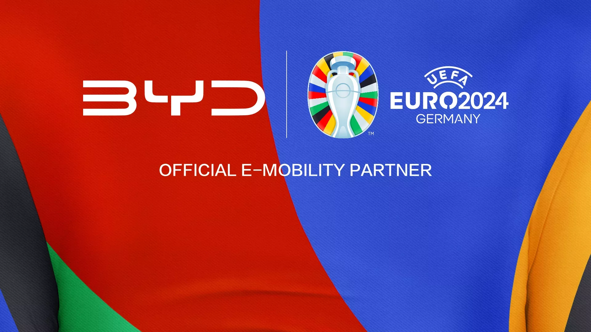 BYD Official Partner én Official E-Mobility Partner van EK Voetbal 2024