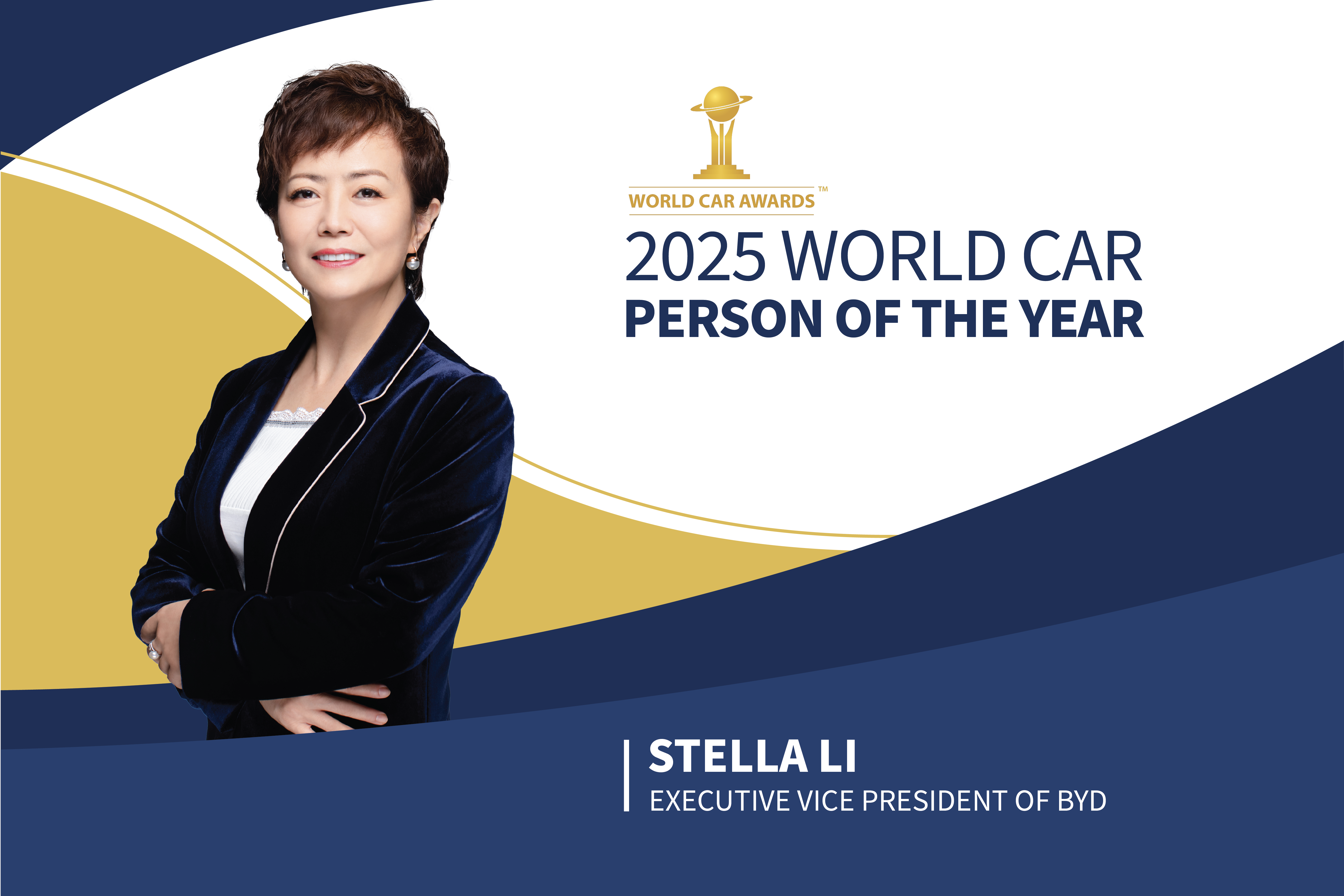Stella Li (BYD) verkozen tot World Car Person of the Year