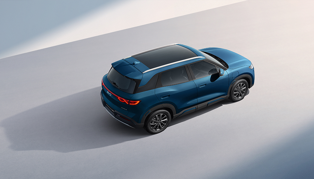 BYD ATTO2 DM-i -Bovenaanzicht - Midnight Blue