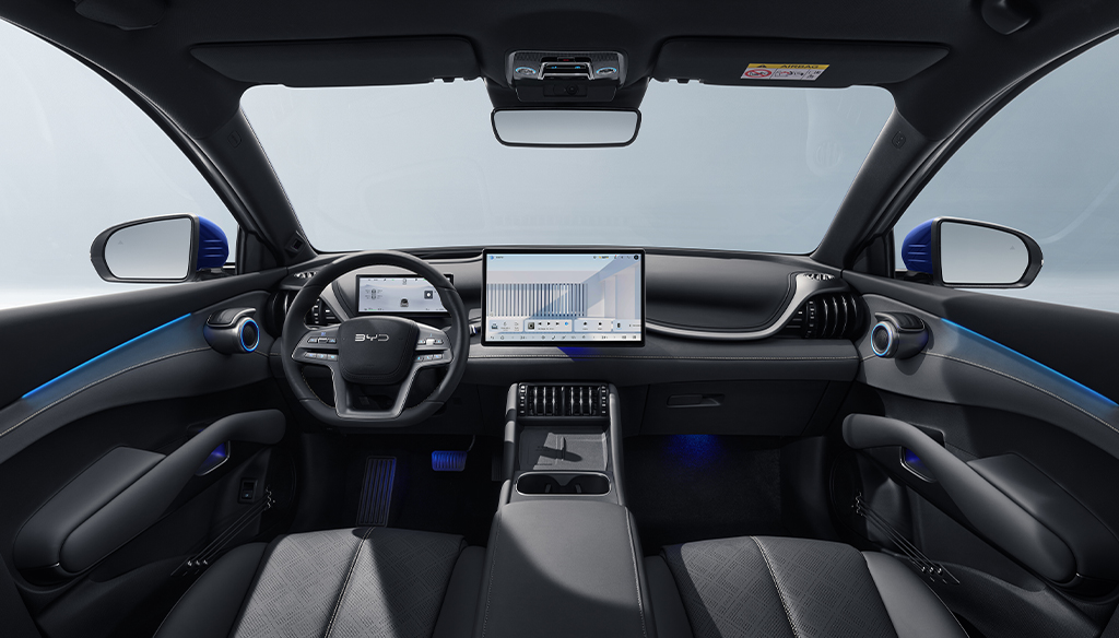 BYD ATTO 3 EVO - Zwart - Interieur - bij Louwman BYD